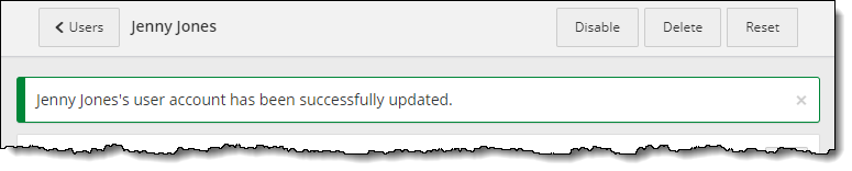 User account successfully updated Personal information successfully updated.